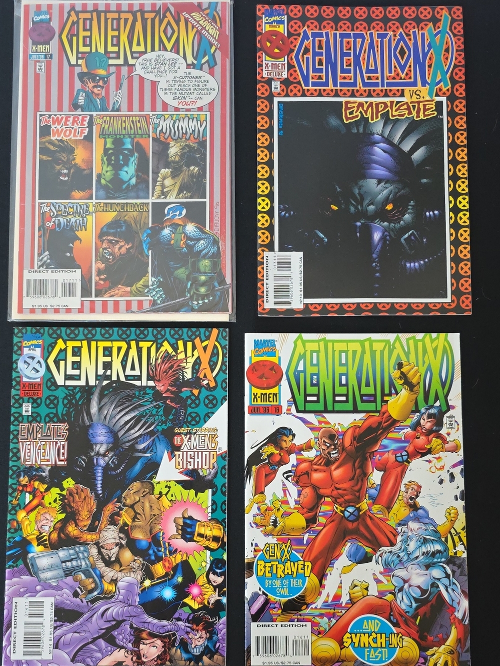 Marvel Generation X Comics (4)